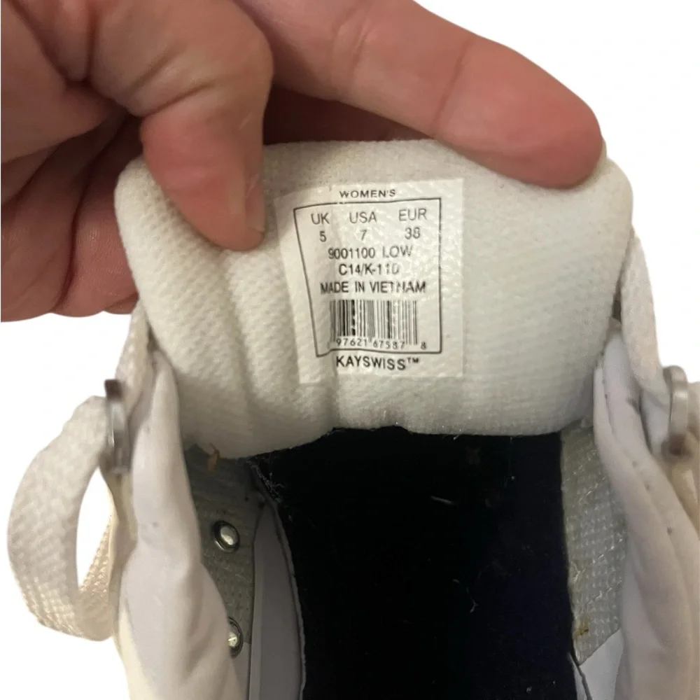 K-Swiss Women's White Low-Top Sneakers